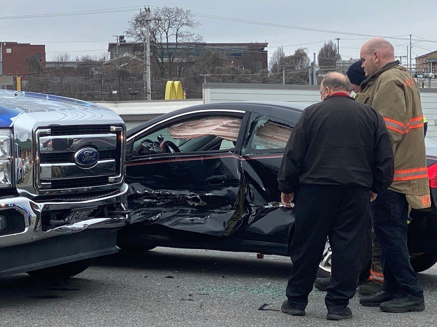 Wreck on Liberty Street